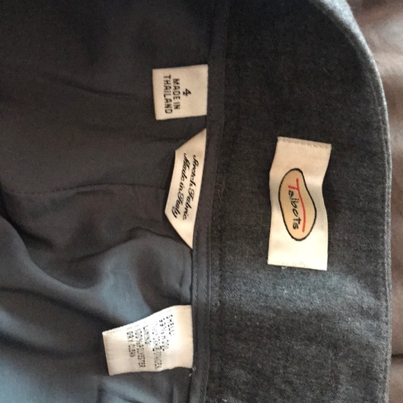 Talbots grey wool pants - Picture 3 of 4